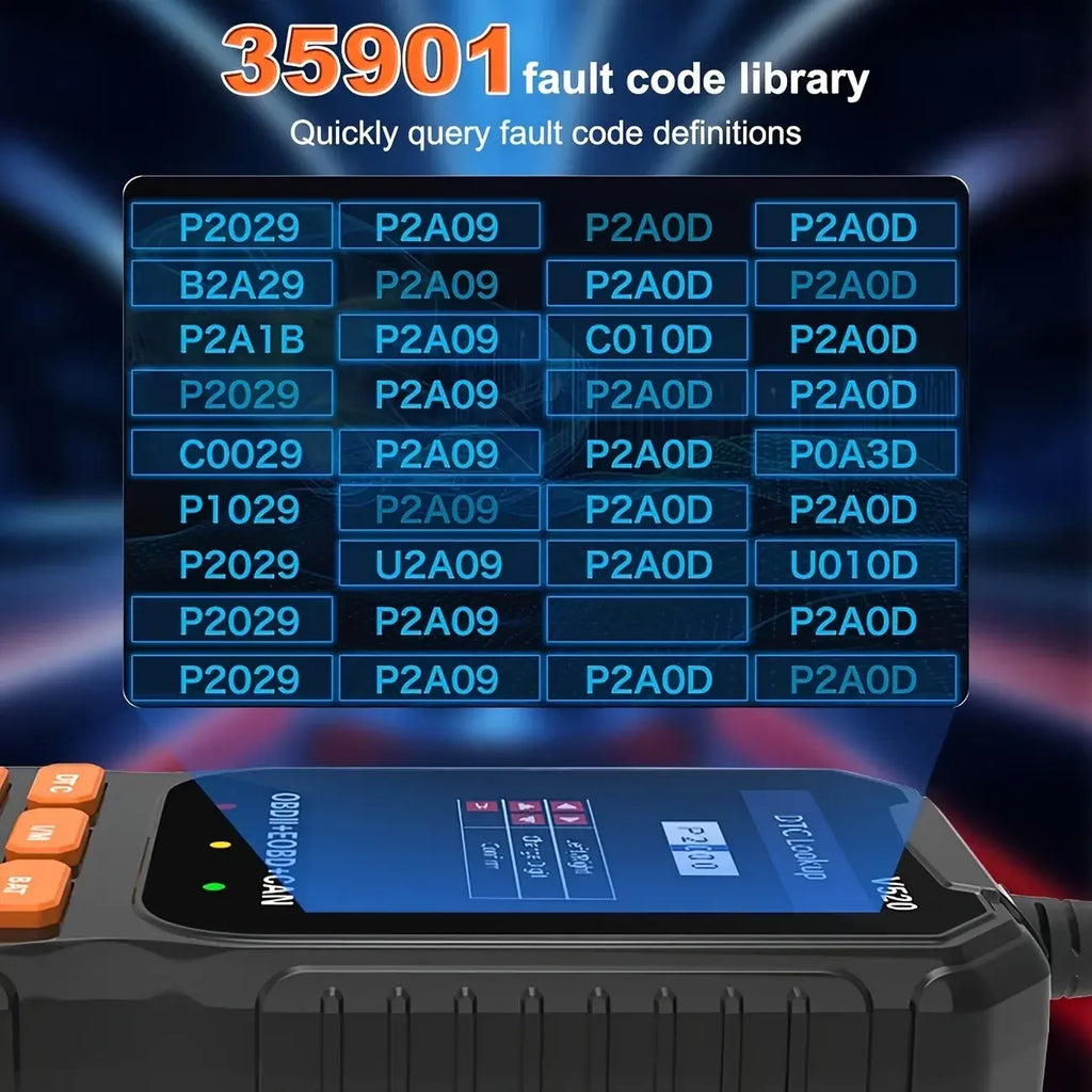V520 OBD2 Car Diagnostic Scanner – All-in-One Diagnostic Tool for Identifying and Troubleshooting Vehicle Issues.