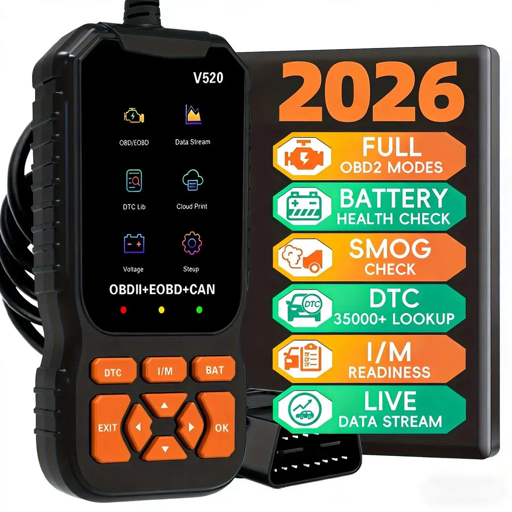 V520 OBD2 Car Diagnostic Scanner – All-in-One Diagnostic Tool for Identifying and Troubleshooting Vehicle Issues. - Nexvibe