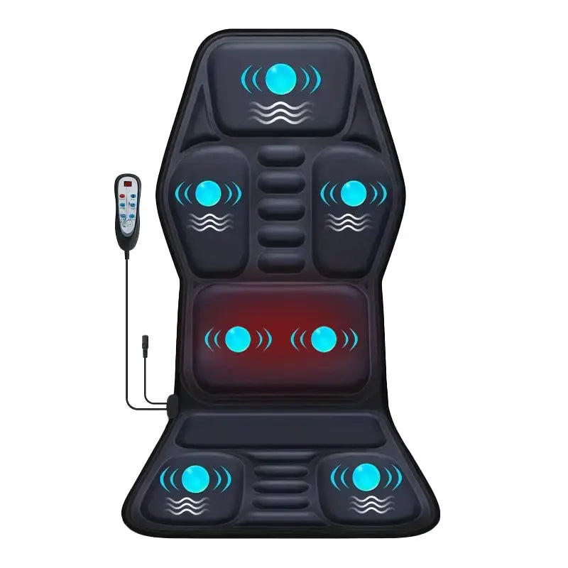Vibration Back Massager Seat Cushion with Heat,Massage Chair Pad,Chair Massager for Pain Relief at Office/Home,Gifts for Parents - Nexvibe