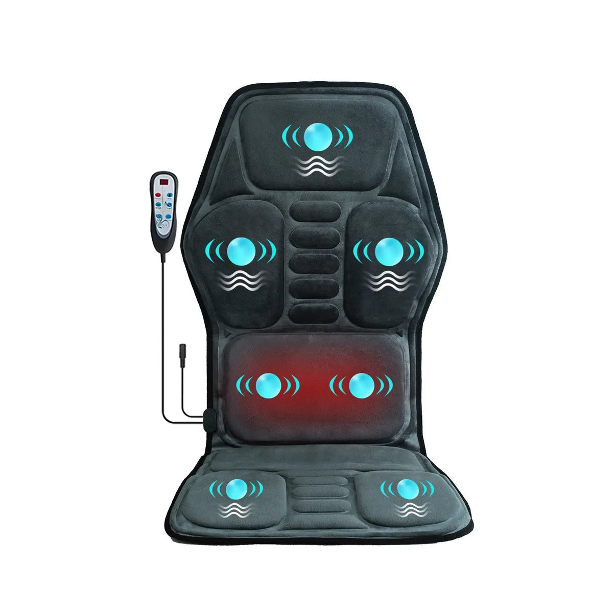 Vibration Back Massager Seat Cushion with Heat,Massage Chair Pad,Chair Massager for Pain Relief at Office/Home,Gifts for Parents - Nexvibe