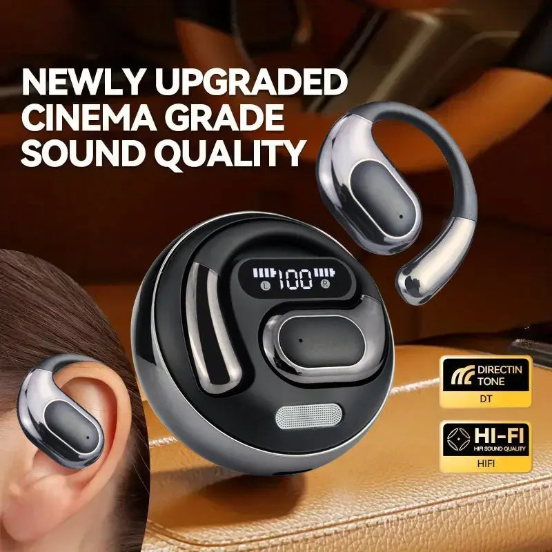 Wireless Freedom Get Rid Of Wire Restriction Free Movement Earphones Compact Delicate Body Save Pocket Storage Space