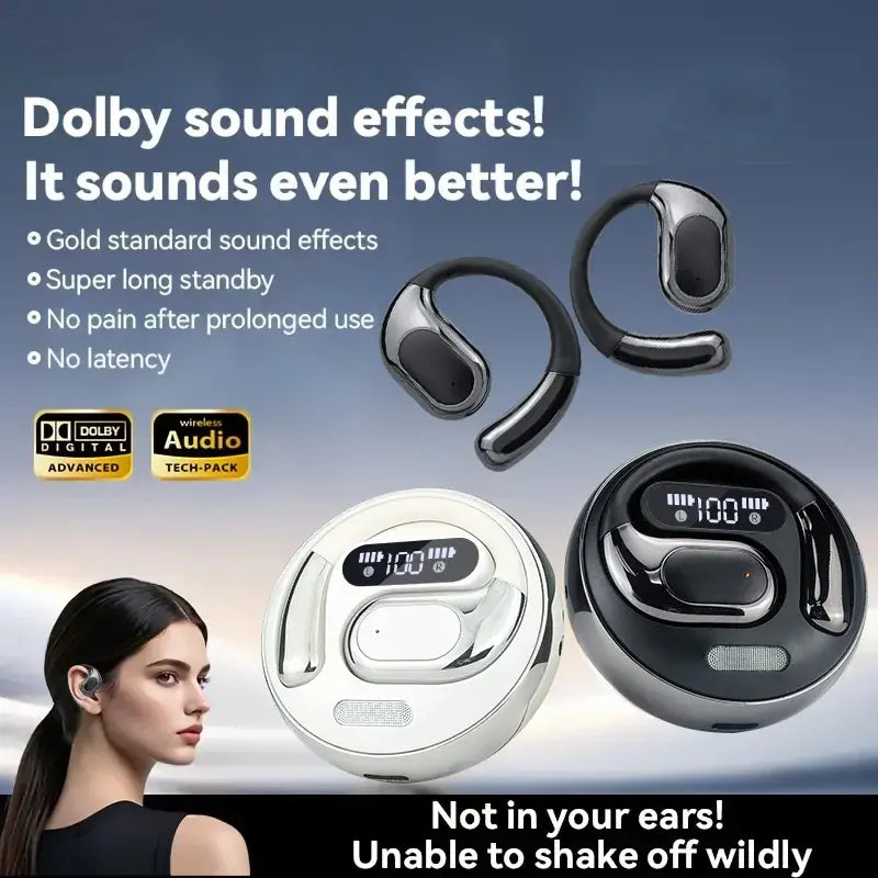 Wireless Freedom Get Rid Of Wire Restriction Free Movement Earphones Compact Delicate Body Save Pocket Storage Space