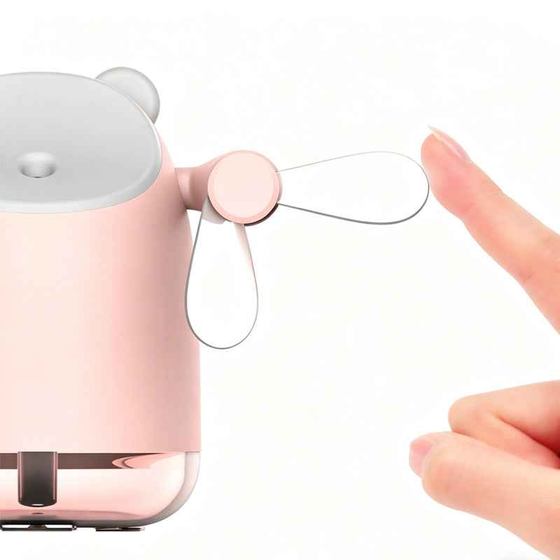 Spray Cooling Fan Portable Water Humidifier,USB Fan,desktop Small Fan,mini Air Conditioner  Humidifier Double Head Fan
