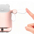 Spray Cooling Fan Portable Water Humidifier,USB Fan,desktop Small Fan,mini Air Conditioner  Humidifier Double Head Fan