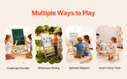 SucceBuy Standing Magnetic Drawing Board WordPad Art Easel with Painting Accessories Children Educational Toys for Kids Boy Girl