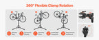 SucceBuy Bike Repair Stand 66/85/88/110lb Heavy-duty Bicycle Work Stand Foldable Bicycle Maintenance Rack for Mountain&Road Bike