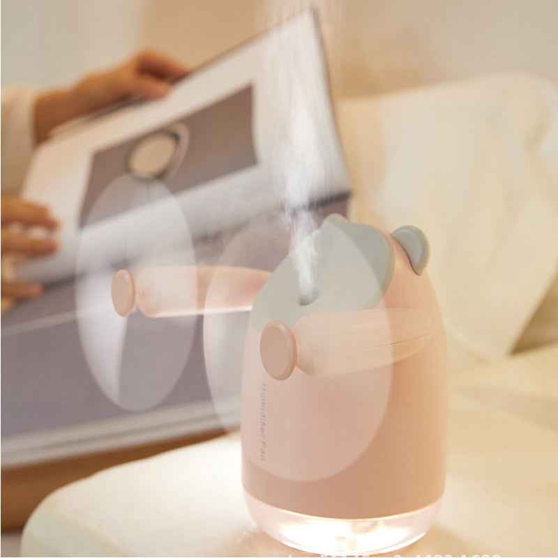 Spray Cooling Fan Portable Water Humidifier,USB Fan,desktop Small Fan,mini Air Conditioner  Humidifier Double Head Fan