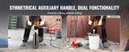 SucceBuy 2000W/2600W Handheld Core Drill Machine Drilling Diameter Wet&Dry Diamond Core Drill Rig Rugged Concrete Core Drill
