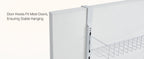 SucceBuy 6/8/9/10 Tier Over the Door Pantry Organizer Heavy-Duty Steel Hanging Spice Rack, Adjustable Wall Seasoning Shelves