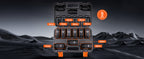 SucceBuy 1/2" Drive Impact Socket Set 9 Piece Deep Socket Set Metric 29-38mm 6 Point Cr-Mo Alloy Steel for Auto Repair