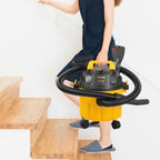 SucceBuy Wet Dry Vac 2.6 Gallon 2.5 Peak HP 3 in 1 Portable Shop Vacuum with Blowing Function  Attachment Storage for Floor